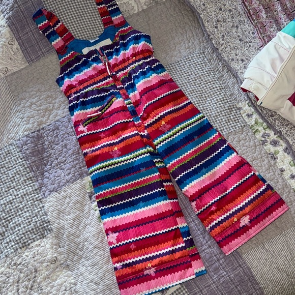 Obermeyer Other - Obermeyer snow/ski beds pink multi pattern size 3T